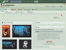 Tablet Screenshot of buddyshotyou.deviantart.com