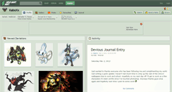 Desktop Screenshot of kaboxx.deviantart.com