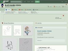 Tablet Screenshot of black-mamba-venom.deviantart.com