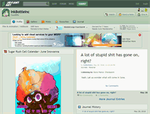Tablet Screenshot of inkbottleinc.deviantart.com