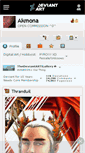 Mobile Screenshot of akmona.deviantart.com
