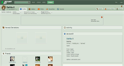 Desktop Screenshot of dahlia-x.deviantart.com