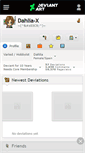 Mobile Screenshot of dahlia-x.deviantart.com