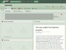 Tablet Screenshot of hypnosises.deviantart.com
