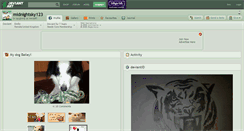 Desktop Screenshot of midnightsky123.deviantart.com
