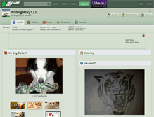Tablet Screenshot of midnightsky123.deviantart.com