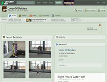 Tablet Screenshot of lover-of-deidara.deviantart.com
