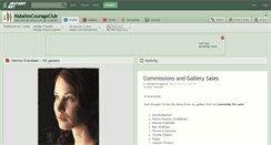 Desktop Screenshot of nataliescourageclub.deviantart.com