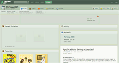 Desktop Screenshot of persona-msn.deviantart.com