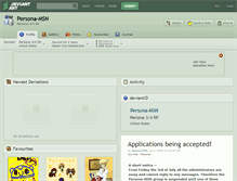 Tablet Screenshot of persona-msn.deviantart.com