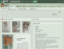 Tablet Screenshot of hott-e.deviantart.com