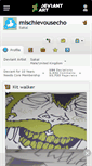 Mobile Screenshot of mischievousecho.deviantart.com