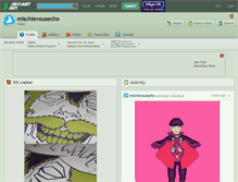 Tablet Screenshot of mischievousecho.deviantart.com