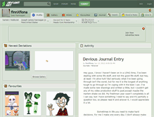 Tablet Screenshot of finnxfiona.deviantart.com