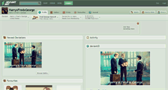 Desktop Screenshot of harryxfredxgeorge.deviantart.com
