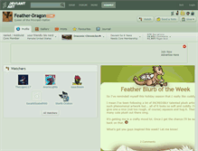 Tablet Screenshot of feather-dragon.deviantart.com