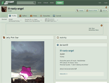 Tablet Screenshot of lil-nasty-angel.deviantart.com