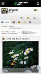 Mobile Screenshot of gingado.deviantart.com