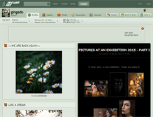 Tablet Screenshot of gingado.deviantart.com