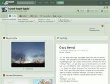 Tablet Screenshot of i-crest-heart-itachi.deviantart.com