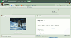 Desktop Screenshot of bigcatguy.deviantart.com