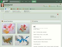 Tablet Screenshot of denismurrell.deviantart.com