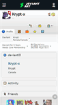 Mobile Screenshot of krypt-x.deviantart.com