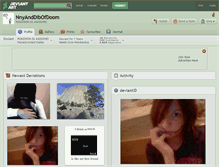 Tablet Screenshot of nnyanddibofdoom.deviantart.com