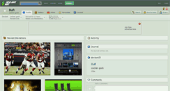 Desktop Screenshot of dufi.deviantart.com
