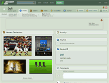 Tablet Screenshot of dufi.deviantart.com