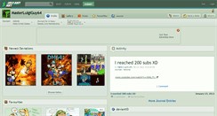 Desktop Screenshot of masterluigiguy64.deviantart.com
