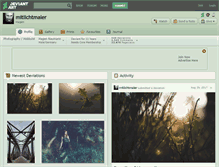 Tablet Screenshot of mitlichtmaler.deviantart.com