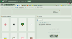 Desktop Screenshot of fantasystockavatars.deviantart.com