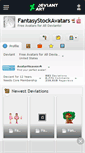 Mobile Screenshot of fantasystockavatars.deviantart.com