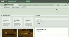 Desktop Screenshot of cadfael-mynnydd.deviantart.com