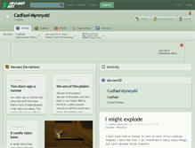 Tablet Screenshot of cadfael-mynnydd.deviantart.com