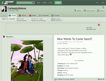 Tablet Screenshot of curiouslyxinlove.deviantart.com