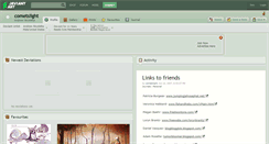 Desktop Screenshot of cometslight.deviantart.com