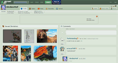 Desktop Screenshot of mindlesswolf.deviantart.com