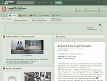 Tablet Screenshot of bueatiful-failure.deviantart.com