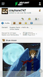Mobile Screenshot of crayhone747.deviantart.com