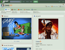 Tablet Screenshot of cassan.deviantart.com