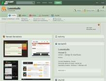 Tablet Screenshot of lussostudio.deviantart.com