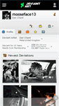 Mobile Screenshot of mooseface13.deviantart.com