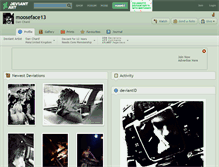 Tablet Screenshot of mooseface13.deviantart.com