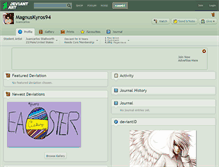 Tablet Screenshot of magnuskyros94.deviantart.com