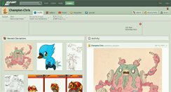 Desktop Screenshot of champion-chris.deviantart.com