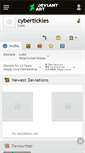 Mobile Screenshot of cybertickles.deviantart.com