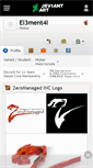 Mobile Screenshot of el3ment4l.deviantart.com