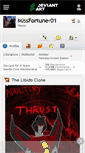 Mobile Screenshot of missfortune-01.deviantart.com